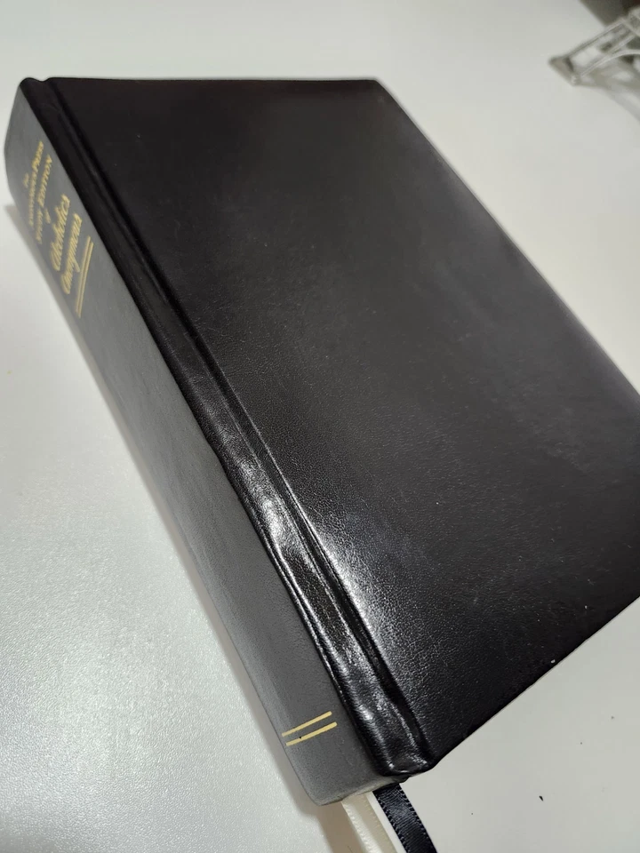 The Anonymous Press Study Editiion OF Alcohols Anonymous Black Leather Hardback - Image 3 of 4