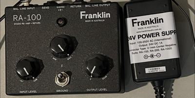 Franklin RA-100 ReAmp and Pedal Interface