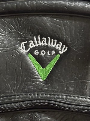 Beautiful Callaway Golf Embroidered Black Travel Duffle Shoe Tote