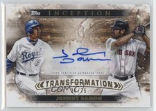 2024 Topps Inception Transformation Auto Johnny Damon #ITA-JD Auto 12pd