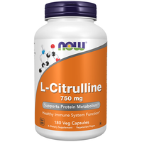 L-Citrullin 750 Mg 180 GemüSekapseln Now Foods