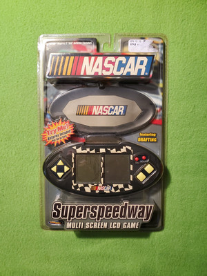 Vintage NASCAR Superspeedway Multi Screen Handheld LCD Game 2005 Techno Source