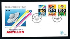 D473721 Netherlands Antilles FDC Children Stamps 1992 E 241