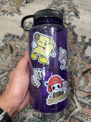 Supreme Nalgene Characters 32 oz Bottle In Purple Color USED