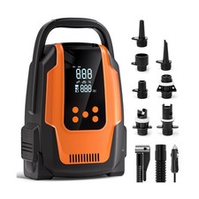 Electric Paddle Board Pump, 50PSI High Pressure Portable SUP Air Pump with Au...