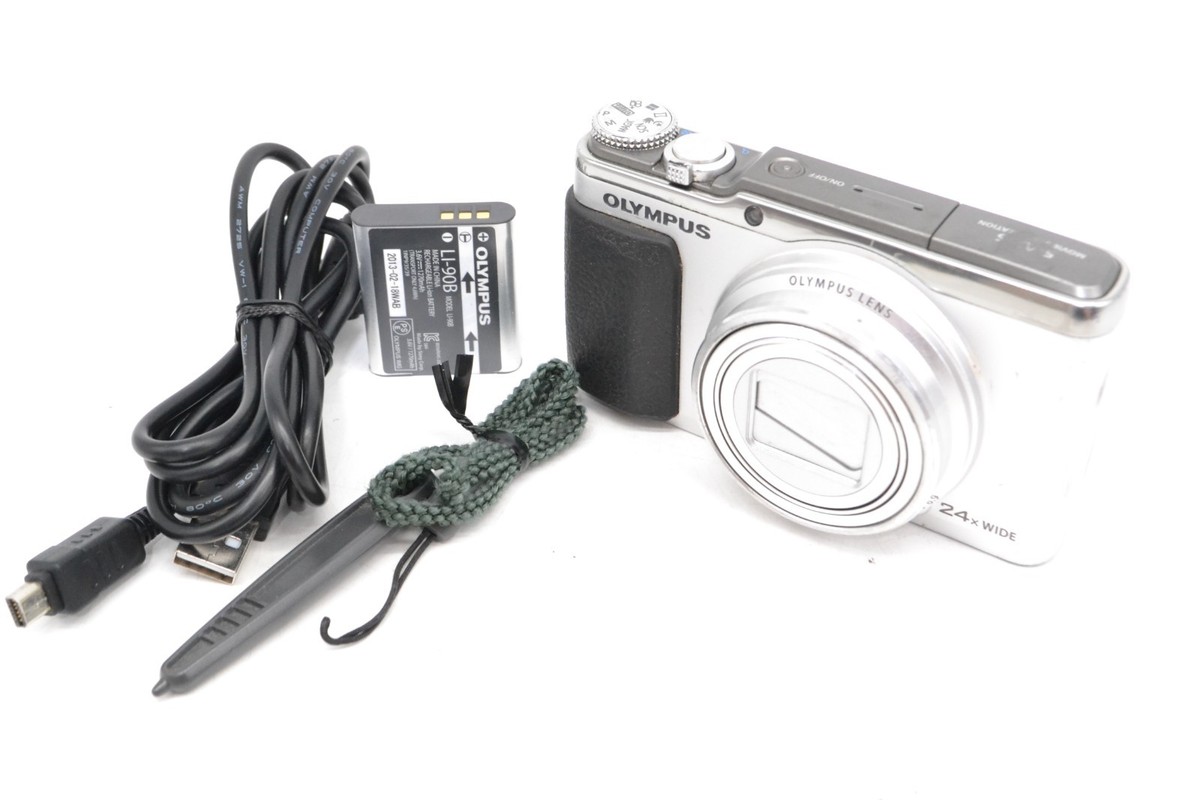 Olympus Stylus SH-60 Silver 16.0MP Compact Digital Camera 24x Zoom