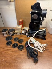 Pathex Pathe Movie Projector France W/ 20 plus Reels Movies READ Description