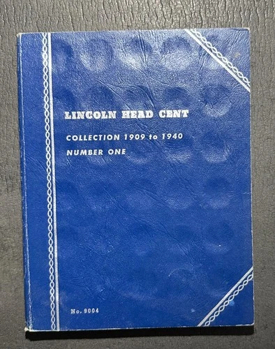 1910-1940PDS US LINCOLN CENT Set of 62 Different w/Album! #41 Old US Coins!