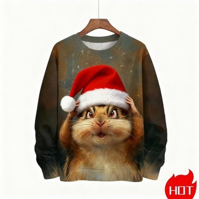 3D Printed Cartoon Cute Hamster Pattern Hoodie Sweatshirts For Men Women