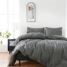 100 Organic Cotton Duvet Cover King 400 Thread Count Sateen Comforter Cover