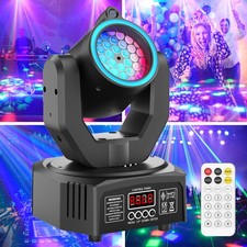 UKING 120W LED Laser Moving Head Light RGB Pattern Beam Stage Lighting DJ DMX