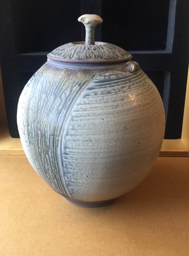Thomas & Constance Clarkson Studio Ash Glazed Stoneware Vessel Charlottesville