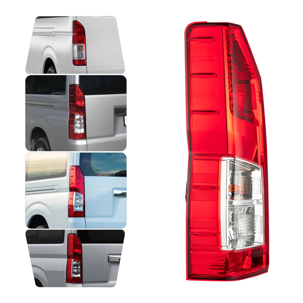 EURO-TRAIL LAMP HIACE テールランプ SET Tail Lamp Rear Light LED Smoke Lens For Toyota HiAce Van