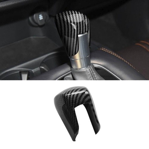 Carbon Fiber Inner Gear Shift Knob Decor Cover Trim For Honda HRV HRV