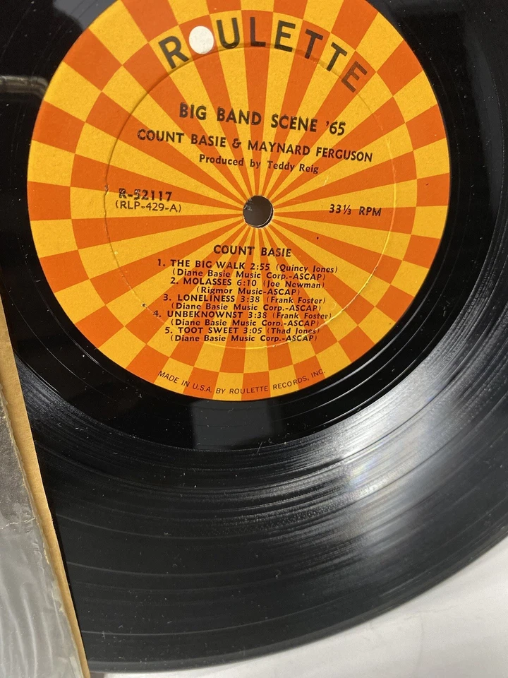 Count Basie & Maynard Ferguson - Big Band Scene '65 (LP, Album) 1965 - Image 3 of 3