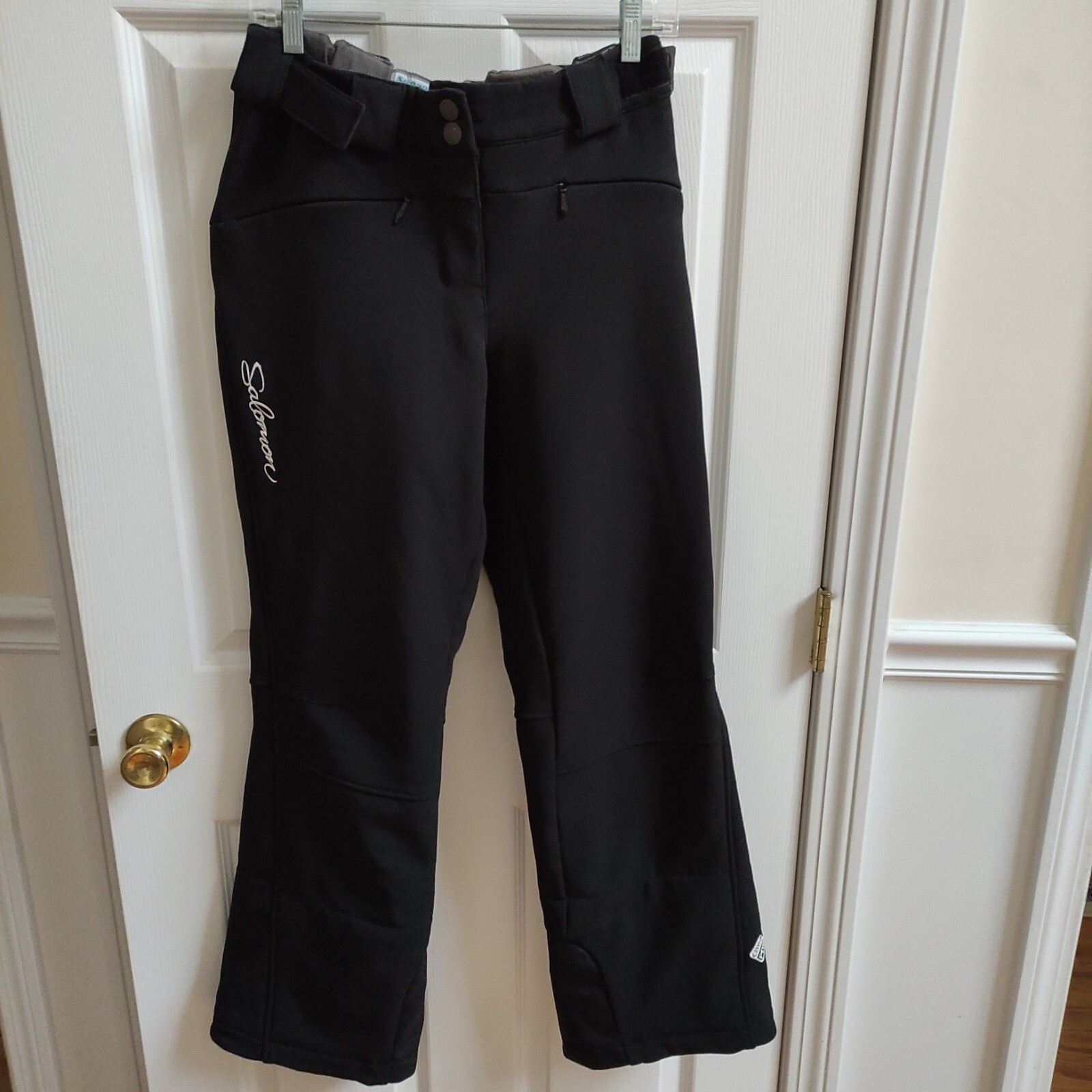 Salomon Clima Pro Pantaloni da sci 10000mm Donna 12 Nero
