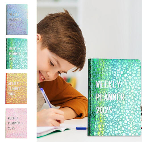 1Pc Portable Weekly Planner 2025 Small A7 Daily Plan Book Pocket Daily Notebook