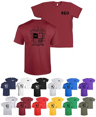 Phi Kappa Theta Fraternity Crest Bella + Canvas Shirt - NEU