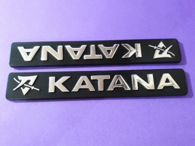 FRONT FENDER EMBLEM BADGE KATANA SET SUZUKI JIMNY SAMURAI SIERRA