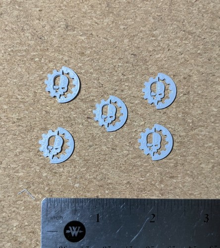 Adeptus Mechanicus Symbol x5 Warhammer 40k Imperium Bitz 3D Print ...