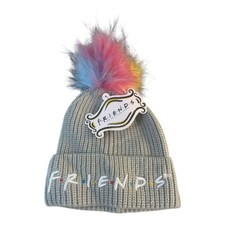 FRIENDS TV Series Winter Beanie Hat Unisex Brand New With Tags Original Gray