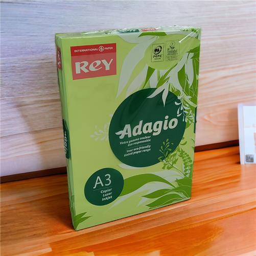 REY Adagio Coloured Paper A3 A4 80/120/160gsm Blue Red Green Yellow ...
