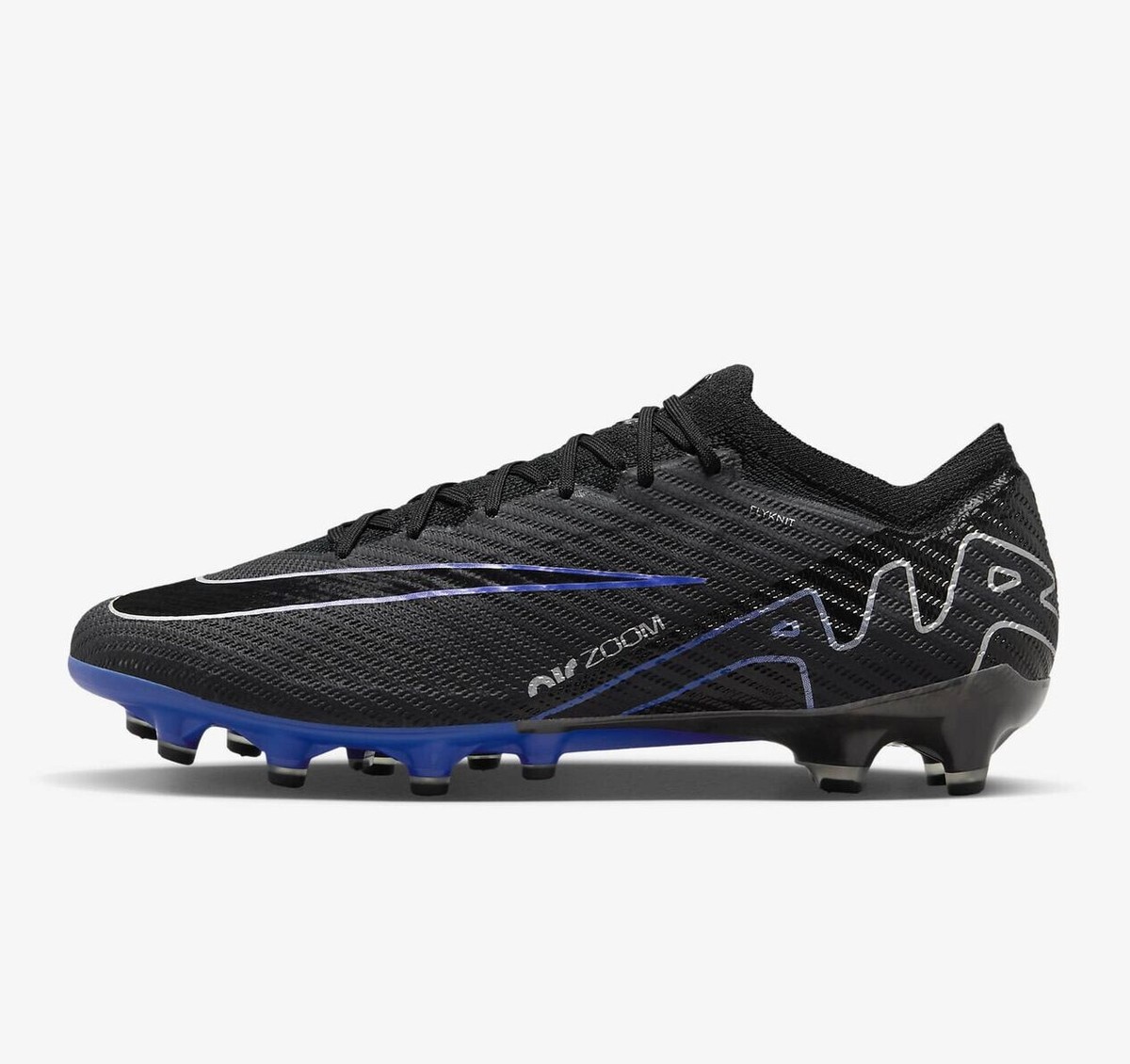 Nike Vapor 15 Elite AG-Pro Black Chrome Hyper Royal DJ5167-040 sz
