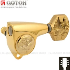 GOTOH SGV510Z-A70LX Luxury Mode L3+R3 3x3 Tuners Tuning Keys 1:21 Ratio - GOLD