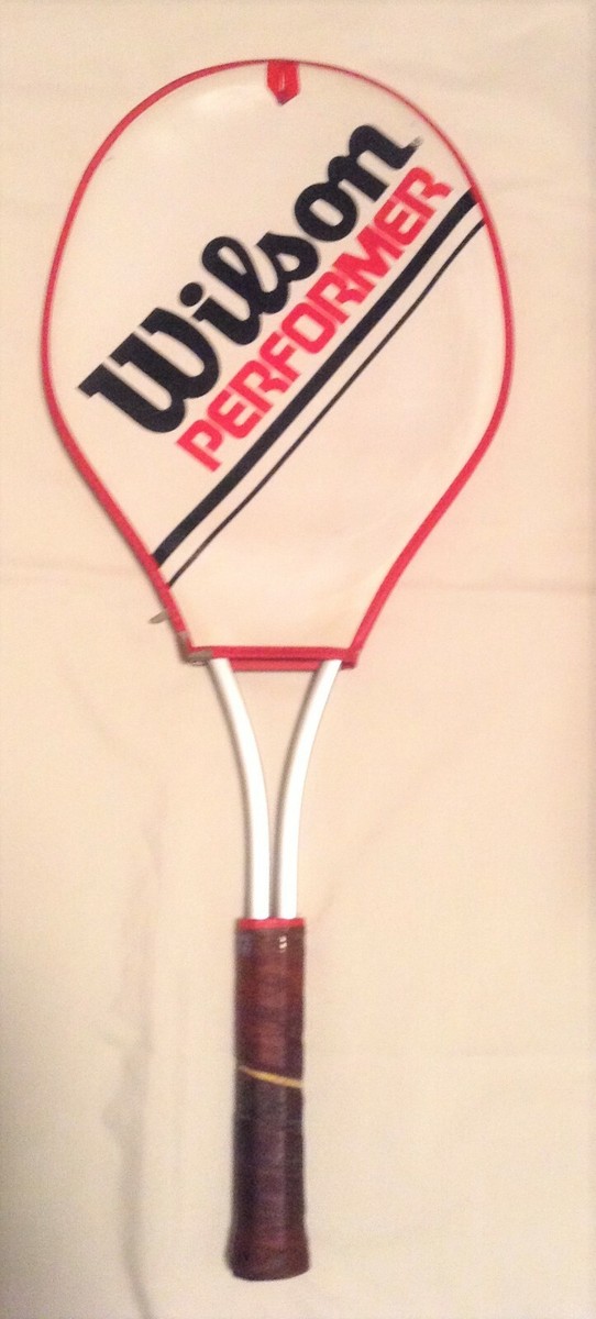 Raquette De Tennis Wilson Extra Vintage - Cadre Aluminium - Taille De Poignée 4 3/8 Avec Housse