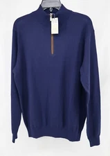 Peter Millar “AUTUMN CREST” Wool Blend Quarter Zip MSRP $250