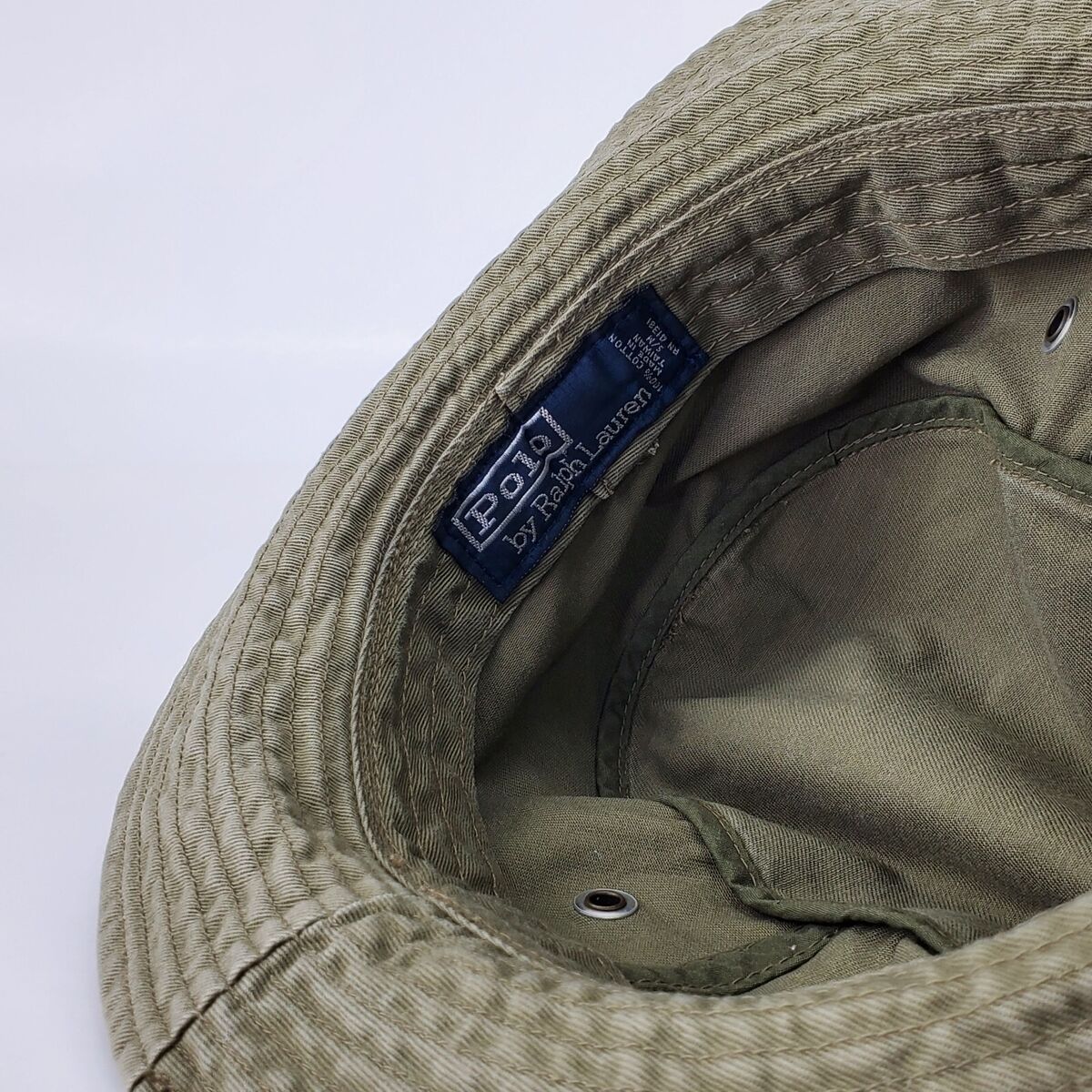 Vintage Rare Polo Ralph Lauren 90s Bucket Hat Green With