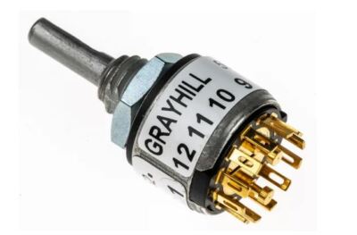 56SD30-01-2-AJN, Grayhill, 12 Positionen DP Drehschalter, 200 mA @ 30 V DC