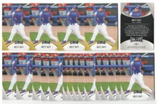 x20 Brett Baty 2021 Leaf Draft w/Gold Parallel Rookie Card RC lot New York Mets!