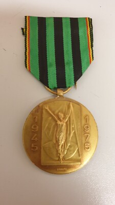 Orden, Abzeichen  Belgien 2WK Medaille Leopold 2 Original