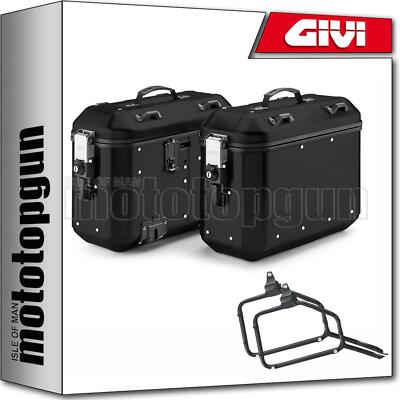 GIVI DLMK36BX2 SIDE CASES + KIT TREKKER DOLOMITI BMW F 650 GS DAKAR 2000 00