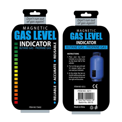 Propane Butane LPG Fuel Gas Tank Level Indicator Magnetic Gauge - Picture 2 of 10