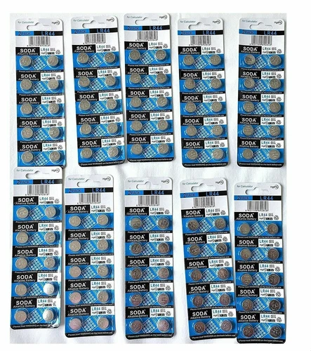 100 pieces LR44 AG13 357A 157 303 A76 L1154 1.55V Alkaline Battery SODA