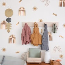 QUCHENG Boho Wall Stickers Girls Bedroom Removable Wall Decals Nursery Kids R...