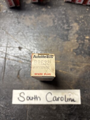 Vintage Genuine Ford Autolite OEM BRF32 Resistor Spark Plug NOS