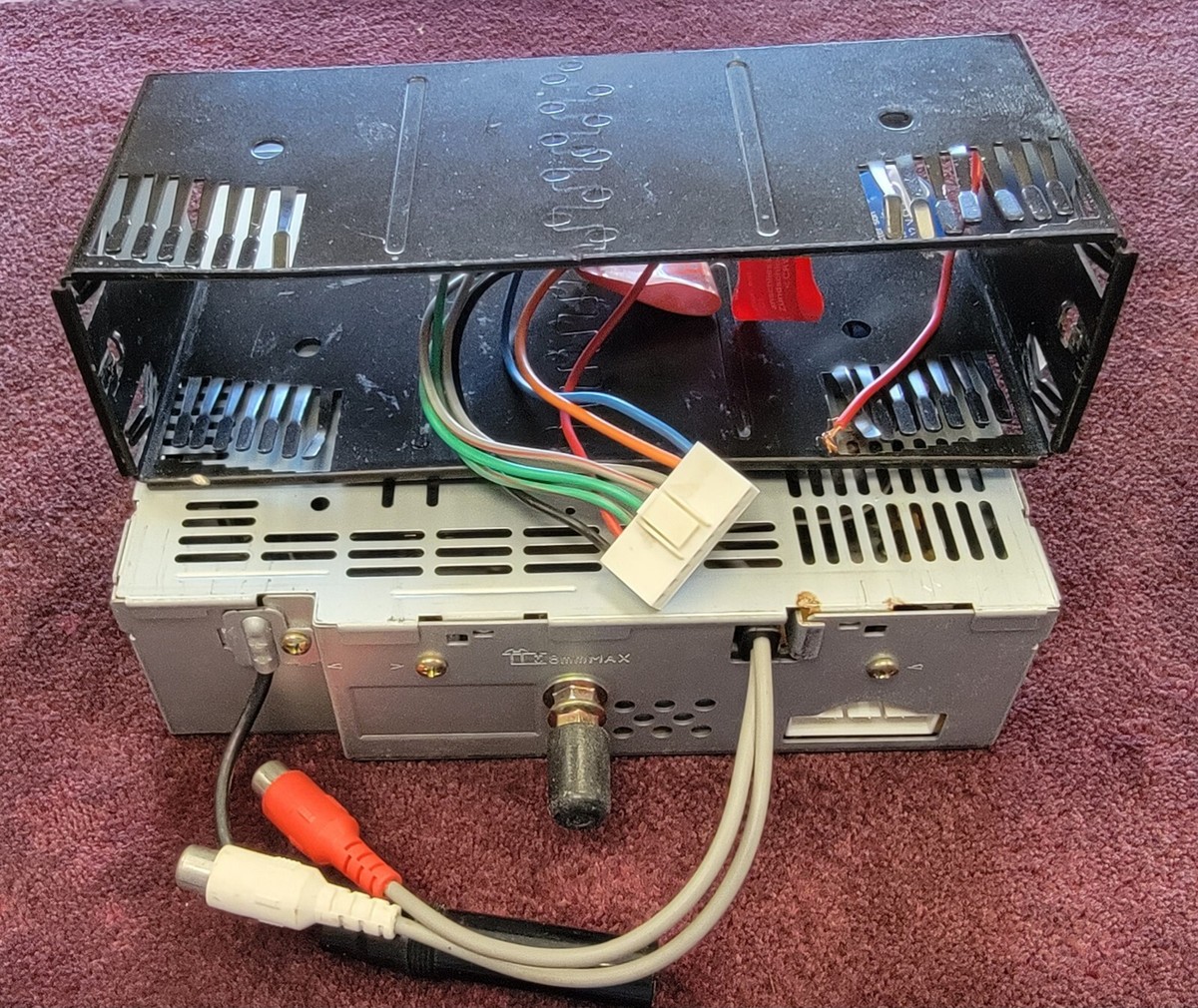 Pioneer Component FMラジオ受信機 カセット Pioneer KE-1900 AM/FM/CASSETTE Receiver w/ Connecting Harness