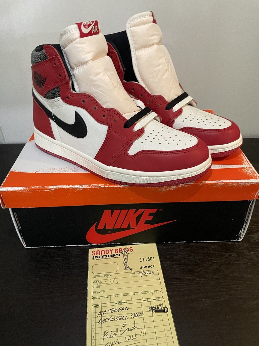 シューズ(男性用) Air Jordan 1 \"Lost & Found Chicago\" Amazon.com: AIR JORDAN 1 Retro High OG 'Chicago/Lost and