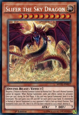 MVP1-ENS57 Slifer Der Himmelsdrache - Secret Rare - 1. Auflage - Mint - YuGiOh