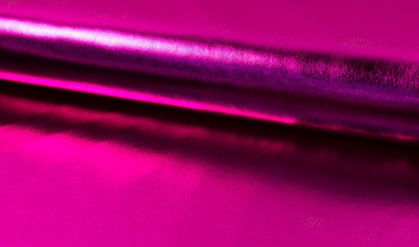 De Lujo Elástico Aluminio Cojos Ropa de Baile Tejido - Rosa Fucsia