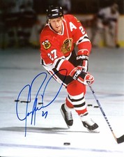 Jeremy Roenick Autographed 8x10 Chicago Blackhawks   # S265
