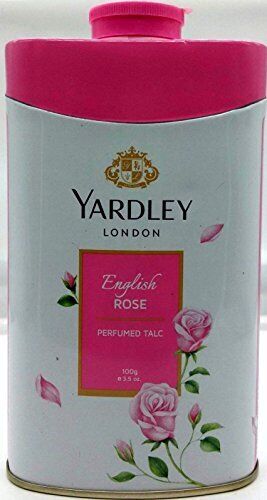 Yardley London English Rose Perfumed Deodorizing Talc Talcum Powder 100gm - Picture 1 of 1