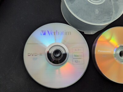 31 DVD-Rohlinge: Verbatim DVD-R, Panasonic DVD-R & Sony DVD+R 16x 4,7 GB