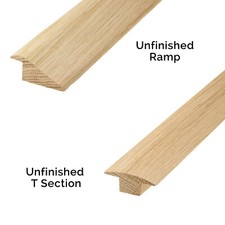 Solid Oak Door Bars Threshold Moulding Trim 0.9m Various Stains 15mm or 20mm