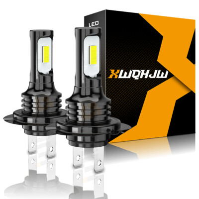 For Yamaha YZF-R6 2003-15 YZF-R1 2006-2016 2x LED Headlight H7 Bulbs Xenon White