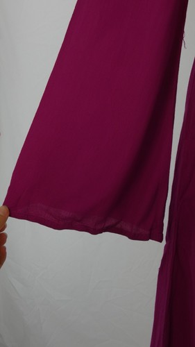Magenta Dress Hot Pink Imperial Line Broderie Detail Bohemian size UK 8 10 - Picture 11 of 13