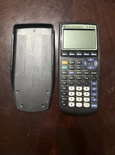 Texas Instruments Ti-83 Plus Graphing Calculator w/Cover Tested Fast Shipping 
